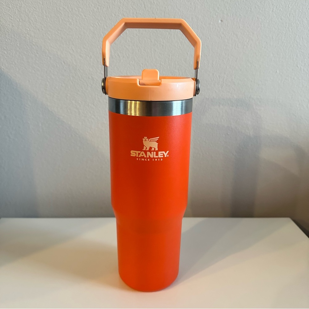 Stanley IceFlow Flip Straw Tumbler 30oz Tigerlily